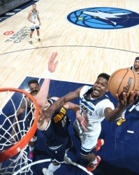  爱德华兹34分森林狼克掘金  